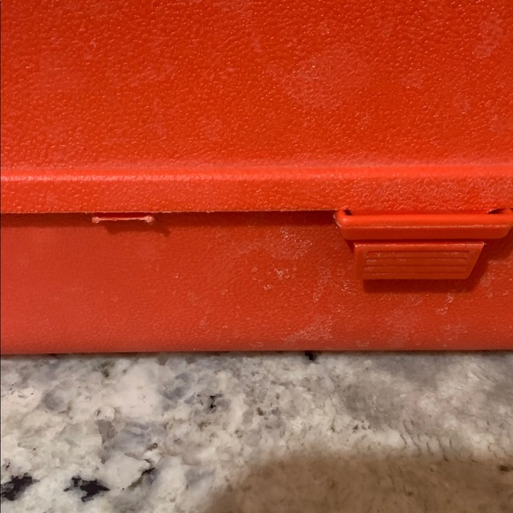 Vintage View Master’s Collector’s Case Only Orange - Picture 5 of 6